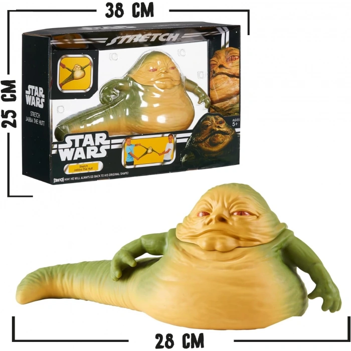 Star Wars Jabba The Hutt, Star Wars klasik film karakteri, lisanslı ürün 07699