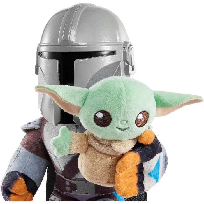 Star Wars Mandalorian Sesli Pelüş Figür, 3 yaş ve üzeri, HPC19