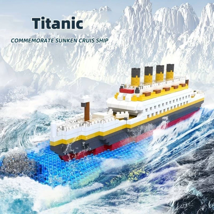 Titanic 3D Lego BULDING BLOCKS 609 Parça 12+ YAŞ Puzzle Tekne Gemi Hediye