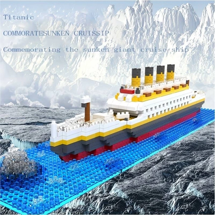 Titanic 3D Lego BULDING BLOCKS 609 Parça 12+ YAŞ Puzzle Tekne Gemi Hediye