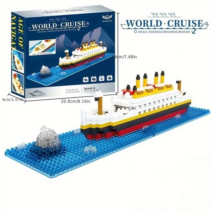 Titanic 3D Lego BULDING BLOCKS 620 Parça 12+ YAŞ Puzzle Tekne Gemi Hediye