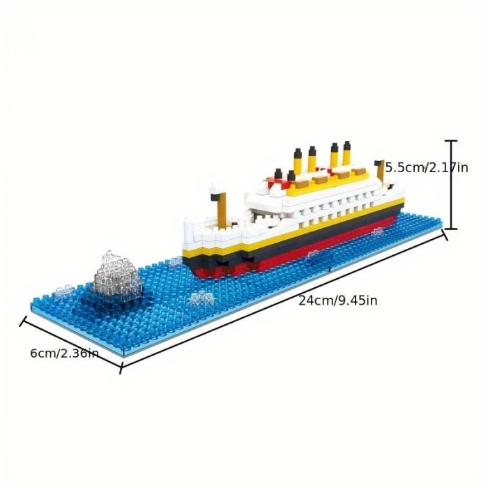 Titanic 3D Lego BULDING BLOCKS 620 Parça 12+ YAŞ Puzzle Tekne Gemi Hediye