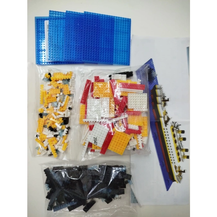 Titanic 3D Micro Parçalar Küçük Boy 607 Parça 12+ Yaş Puzzle Tekne Gemi Hediye