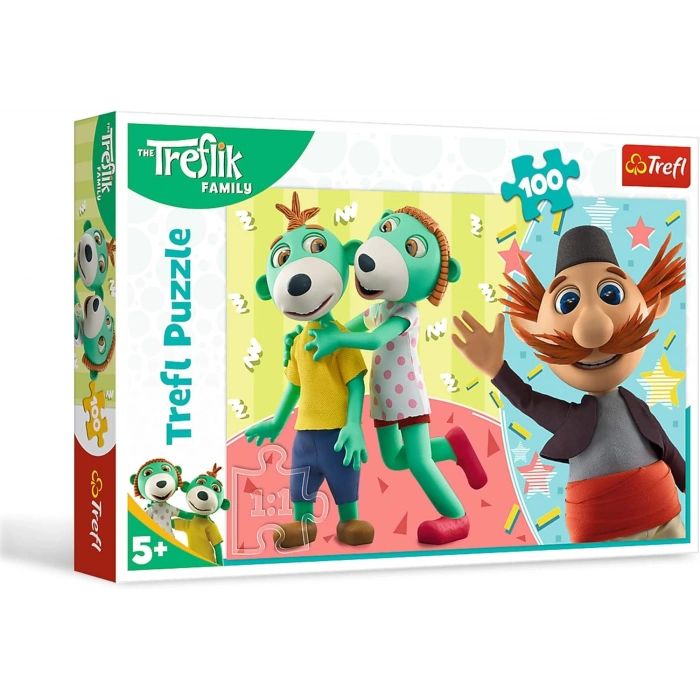 Trefl Çoçuk Puzzle Treflıks And Uncle 100 Parça Puzzle