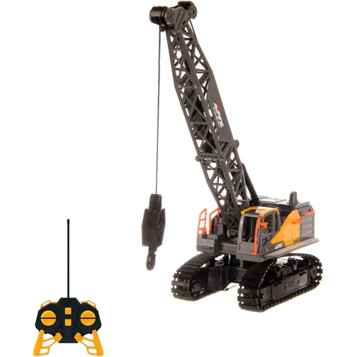 Uzaktan Kumandalı 40 MHz Tam Fonksiyonlu Rc İş Araçı Kule Vinç Led Işıklı ve Hareketli