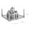 TAÇ MAHAL HİNDİSTAN 3D Metal Maket Bulmaca Puzzle modeli kitleri DIY 14+ Yaş 125+ parça