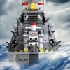 Savaş Gemisi Yapı blok  Çocuklar İçin Oyuncaklar Doğum Günü Hediyesi 6 + yaş 538 parça