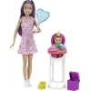 Barbie Skipper Bebek Bakıcısı Bebeği Oyun Seti Parti Temalı FHY97-GRP40