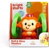 Bright Starts Roll & Glow Monkey 6 Ay ve Üzeri İçin Işıklı ve Sesli Emekleyen Bebek Oyuncağı
