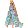 Barbie Extra Fancy - Çiçekli Kostümlü Bebek, 3 yaş ve üzeri, HHN14