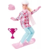 Barbie Snowboard Sporcusu Bebek HCN32