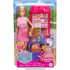 Barbie ve Teresanın Dostluk Tarifi Malibu Markette Bebek ve Oyun Seti JCT05