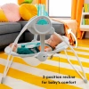 Bright Starts Bebek Salıncağı, Uyarlanabilir Hız, Kumaş Oyuncaklar, Müzik, Çıkarılabilir Oyuncak Barı, 0-9 Ay 3-9 kg (Tuhaf Vahşi) ile Portatif Otomatik 6 Vitesli