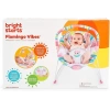 Bright Starts Flamingo Vibes 3 Noktalı Emniyet Kemeri Titreşimli Salyangoz ve Oyuncak Barı