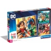 CLEMENTONI 25296 Super Kolor DC Justice League 3x48 Parça Puzzle