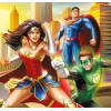 CLEMENTONI 25296 Super Kolor DC Justice League 3x48 Parça Puzzle
