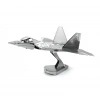 DIY 3D Metal Puzzle F22 Raptor Savaş Uçağı Hediyelik Maket 14+ Yaş