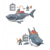 Imaginext Çılgın Köpekbalığı Oyun Seti, Gerçekçi Hareketlere Sahip Figür Seti GKG77