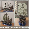 Korsan Gemisi Yapı Blokları Seti 2159 Parça Klasik Minyatür Model Kiti Yetişkinler İçin Mükemmel Hediye