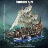 Korsan Gemisi Yapı Blokları Seti 2159 Parça Klasik Minyatür Model Kiti Yetişkinler İçin Mükemmel Hediye