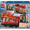 LEGO City Kırmızı İki Katlı Gezi Otobüsü 60407 – 7 Yaş ve Üzeri Kız ve Erkek Çocuklar için Yılbaşı Hediyesi Fikri, 4 Minifigür ve 1 Bebek Figürü İçeren Yaratıcı Oyuncak Yapım Seti (384 Parça)
