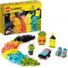 LEGO Classic Yaratıcı Neon Eğlence 11027-5 Yaş ve Üzeri Çocuklar İçin Canlı Renkli Parçalar İçeren Yaratıcı Oyuncak Yapım Seti (333 Parça)