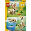 LEGO Creator 3’ü 1 Arada Sevimli Tavşan 31162-8 Yaş ve Üzeri Çocuklar için Lama ve Fok Figürüne Dönüşebilen Yaratıcı Oyuncak Yapım Seti, Doğum Günü Hediyesi (326 Parça)
