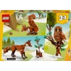 LEGO® Creator Orman Hayvanları: Kızıl Tilki 31154-9 Yaş ve Üzeri Çocuklar için Baykuş ve Sincap Model Seçenekleri İçeren 3’ü 1 Arada Yaratıcı Oyuncak Yapım Seti (667 Parça)