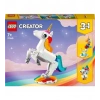 LEGO Creator Sihirli Tek Boynuzlu At 31140-7 Yaş ve Üzeri Çocuklar İçin Tek Boynuzlu At, Denizatı ve Tavus Kuşu İçeren Yaratıcı Oyuncak Yapım Seti (145 Parça)