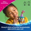 LEGO Disney Princess Dönen Ariel 43259-5 Yaş ve Üzeri Prenses Seven Çocuklar için Mini Bebek Figürü İçeren Yaratıcı Oyuncak Yapım Seti, Doğum Günü Hediyesi (93 Parça)