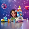 LEGO DUPLO 3’ü 1 Arada Uzay Mekiği Macerası 10422-3 Yaş ve Üzeri Çocuklar için Astronot Minifigürü İçeren Eğitici Oyuncak Yapım Seti, Doğum Günü Hediyesi Fikri (58 Parça)