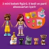 LEGO Friends Kedi Doğum Günü Partisi ve Ağaç Ev 42666 - 6 Yaş ve Üzeri Hayvansever Çocuklar için Yaratıcı Oyuncak Yapım Seti, Doğum Günü ve Özel Gün Hediye Fikri (321 Parça)