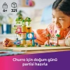 LEGO Friends Kedi Doğum Günü Partisi ve Ağaç Ev 42666 - 6 Yaş ve Üzeri Hayvansever Çocuklar için Yaratıcı Oyuncak Yapım Seti, Doğum Günü ve Özel Gün Hediye Fikri (321 Parça)