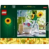 LEGO Iconic Ayçiçeği 40524 - Dekoratif, Koleksiyonluk ve Sergilenebilir Çiçek Modeli Yapım Seti (191 Parça)