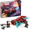 LEGO® Marvel Miles Morales Morbius’a Karşı 76244 - 7 Yaş ve Üzeri Için Minifigür ve Araba Içeren Örümcek Adamlı Oyuncak Yapım Seti (220 Parça)