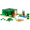 LEGO Minecraft Kaplumbağa Plaj Evi 21254-7 Yaş ve Üzeri Macera Oyunları Seven Çocuklar İçin 3 adet LEGO Minecraft Minifigürü içeren Yaratıcı Oyuncak Yapım Seti, Doğum Günü Hediyesi Fikri (234 Parça)