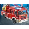 PLAYMOBIL City Action 9463 ışıklı ve sesli, merdivenli itfaiye aracı, 5 yaşından itibaren