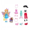 Polly Pocket ve Hayvan Dostu Kostüm Giyiyor Oyun Seti, Bebek, Evcil Hayvan ve Kostümlü Paket Gdm15