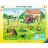 Ravensburger 50246 11 Parçalı Büyük Çerçeveli Puzzle Köyde Yaz