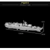 TYPE 056 CORVETTE 3D Metal Maket Bulmaca Puzzle modeli kitleri DIY 14+ Yaş 76+ parça