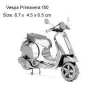 VESPA PRİMAVERA SCOOTER 3D Metal Maket Bulmaca Puzzle modeli kitleri DIY 14+ Yaş 52+ parça