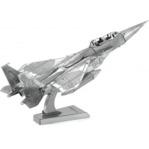 3D Metal Maket Bulmaca Puzzle F15 Figther modeli kitleri 14+ Yaş