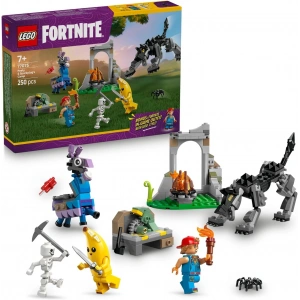 LEGO Fortnite Muzaffer ve Tamirci Çırağının Kampı 77075-7 Yaş ve Üstü Kız ve Erkek Çocuklar için Tamirci Çırağı ve İskelet Dahil Video Oyunu Figürleri İçeren Yaratıcı Oyuncak Yapım Seti (250 Parça)