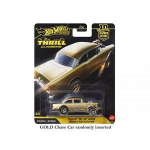 HOT WHEELS 2026 Car Culture Thrill Climbers ’55 Chevy Bel Air Gasser (Gold Chase) JKF27