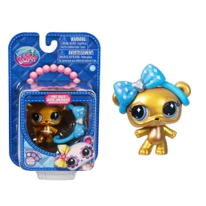 Littlest Pet Shop Minişler Tekli Paket Seri 4 Altın Ayı