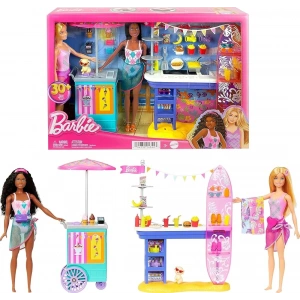 Barbie Brooklyn ve Malibunun Sahildeki Yiyecek Standı HNK99