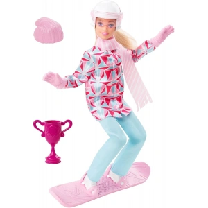 Barbie Snowboard Sporcusu Bebek HCN32