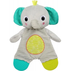 Bright Starts Snuggle & Teethe Yeni Doğanlar için Fil Peluş Diş Kaşıyıcı
