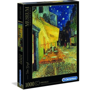Clementoni 1000 Parça Museum Collection 31470 Yetişkin Puzzle Van Gogh “Café Terrace at Night!”