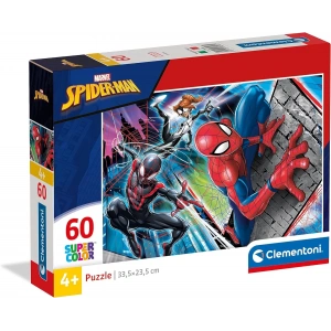 Clementoni - 26048 - Supercolor Puzzle - Marvel Spiderman - 60 parça